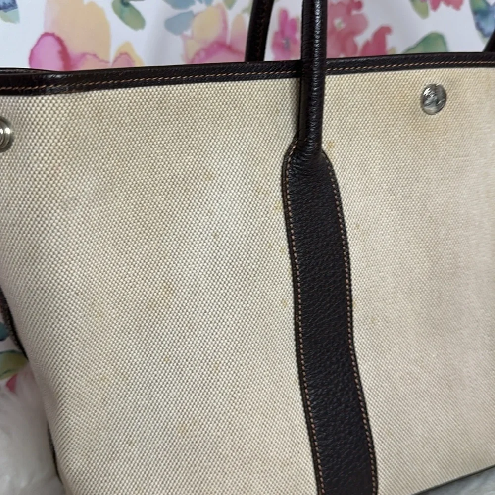 💯Authentic Hermes Garden Party Canvas 🍀 - Picture 9 of 16